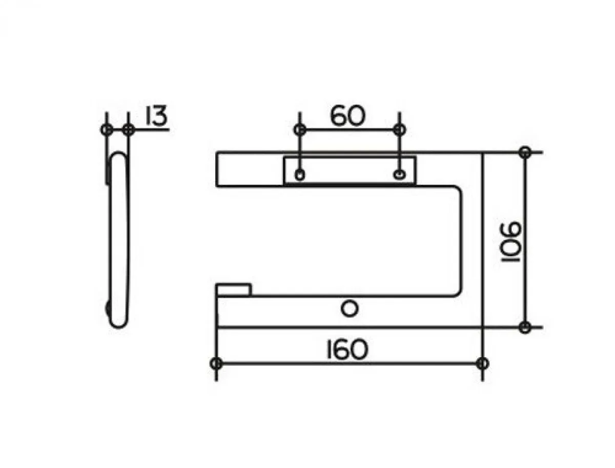 Keuco Edition 400 Toilet Roll Holder