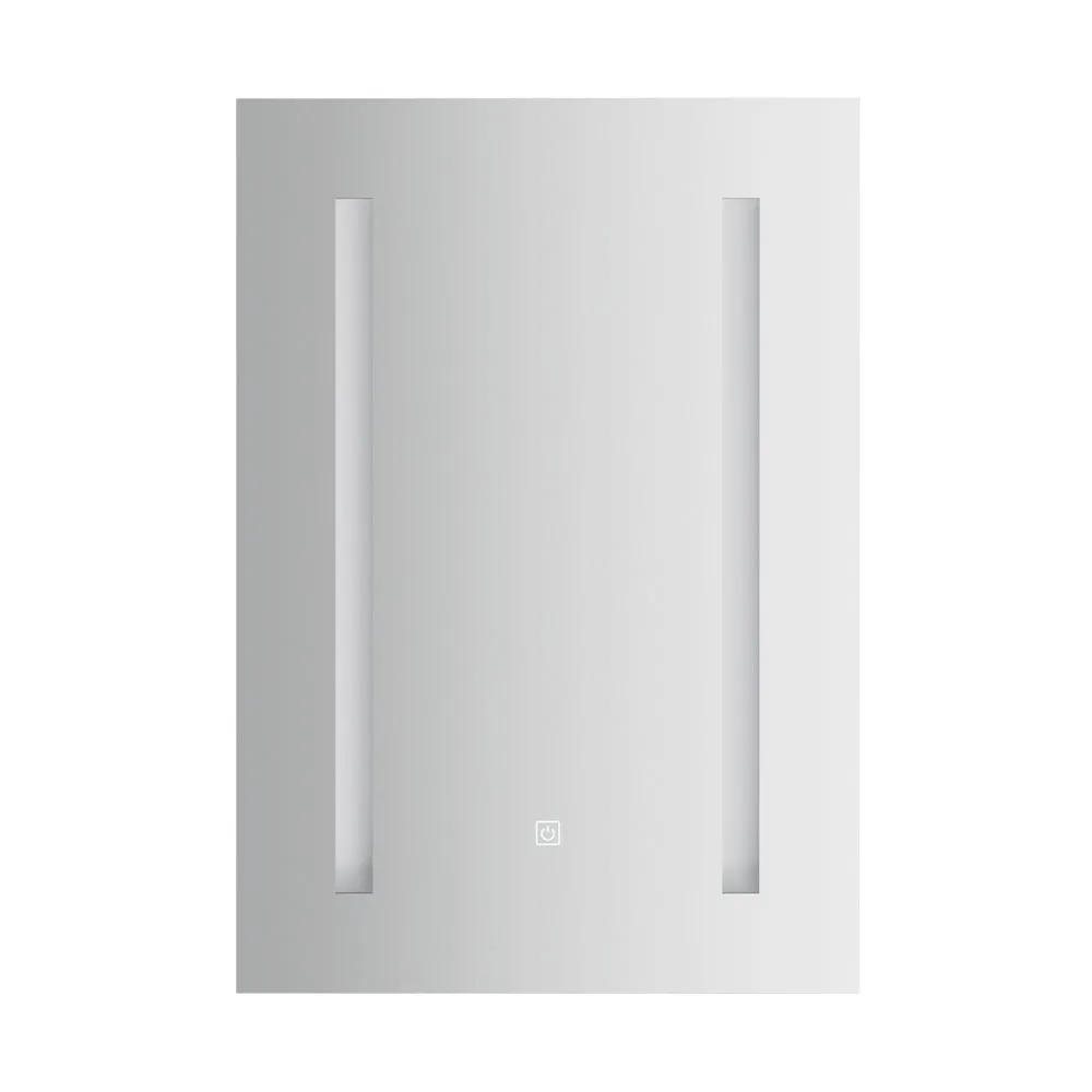 LED Single-Door Bathroom Mirror Cabinet with Touch Switch - Cefito