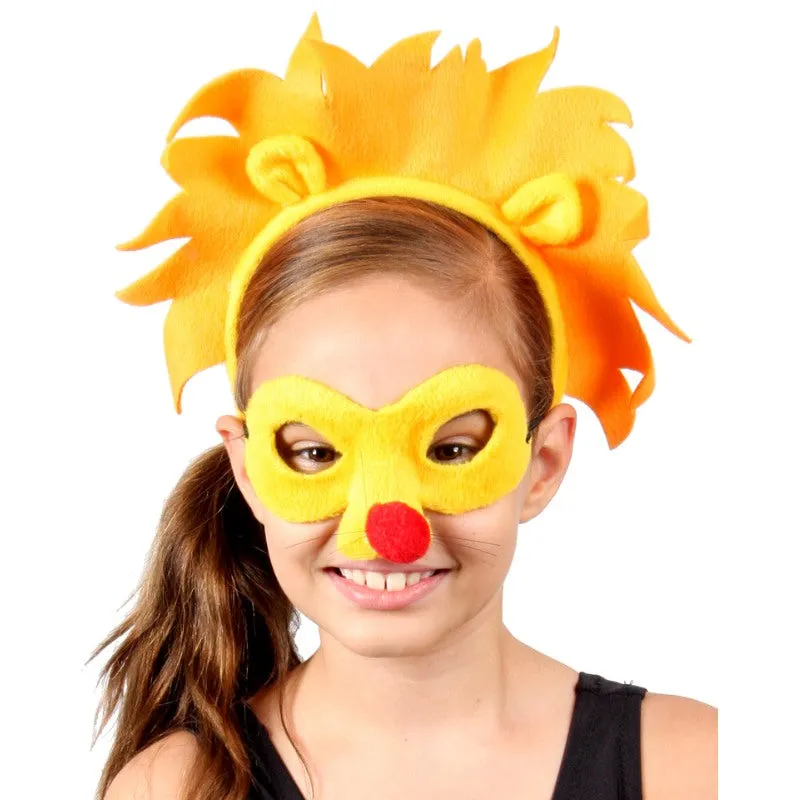 Lion Headband & Mask Set