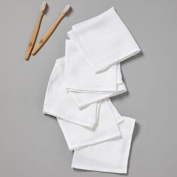 Little Linen Bamboo Muslin 6 Pack- Natural