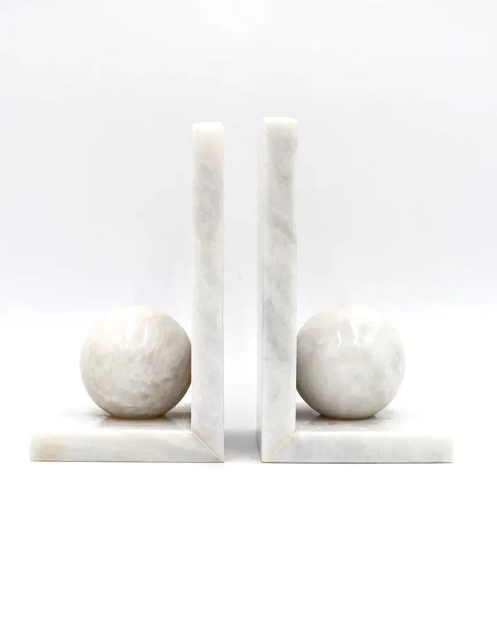 Marble Bookends