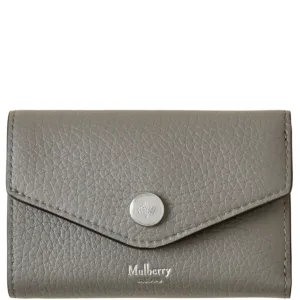 Mulberry Grey Folded Multi Card Wallet