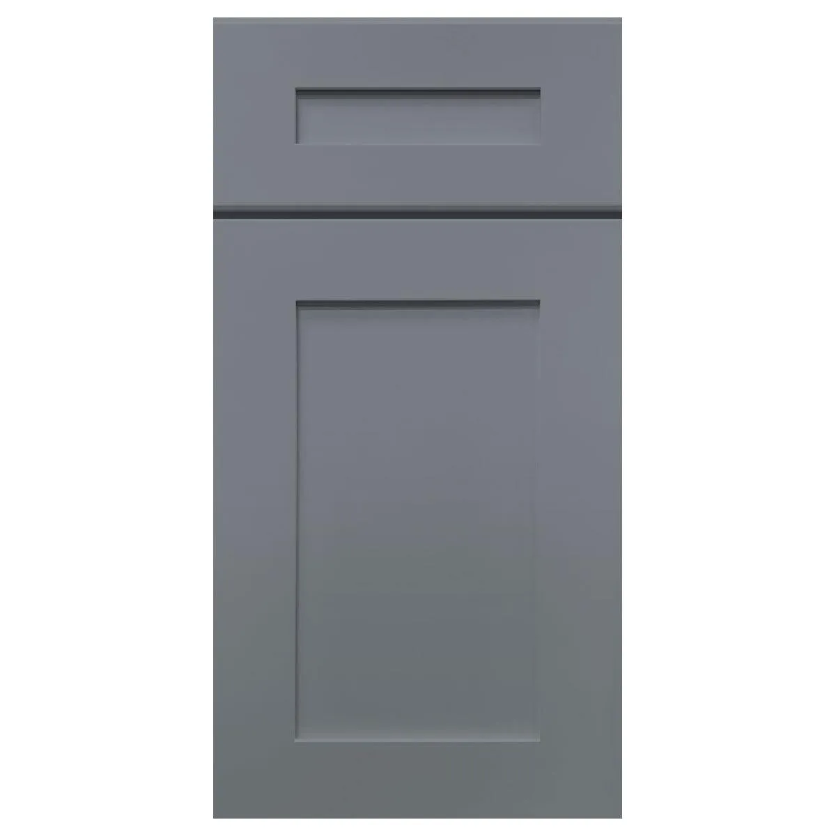 Mullion Diagonal Corner Wall Kitchen Cabinet DCMD2442 Colonial Gray LessCare 24 in. width 42 in. height 12 in. depth