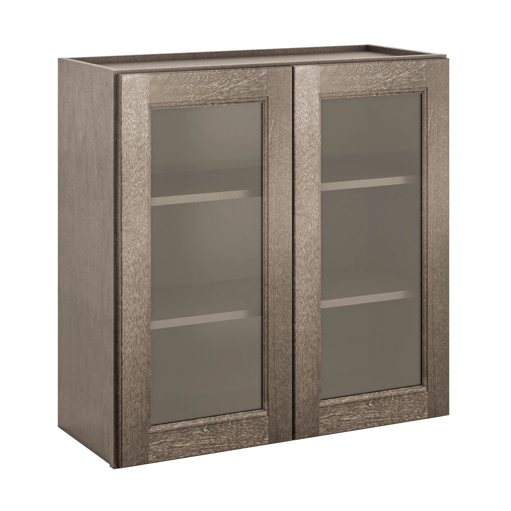 Mullion Door Wall Kitchen Cabinet WMD3030 Milan Slate 30 in. width 30 in. height 12 in. depth