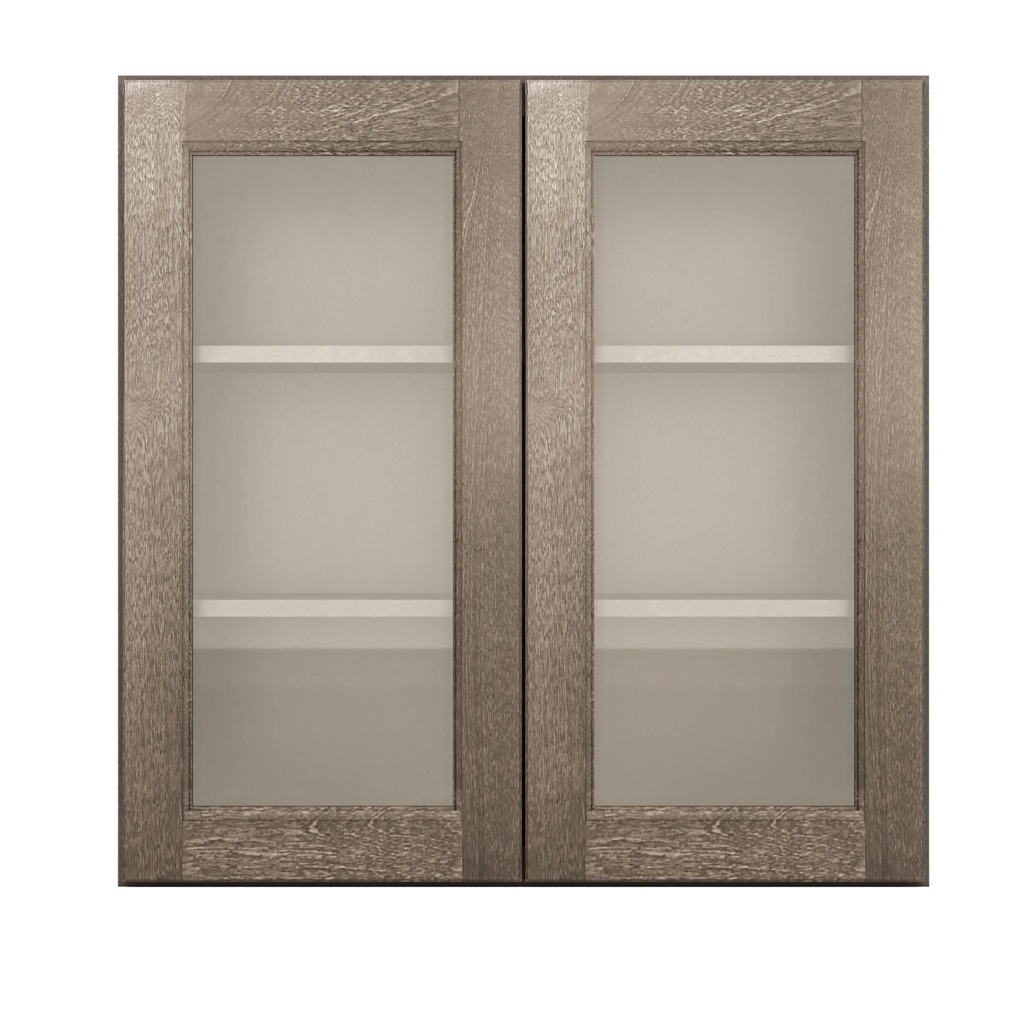 Mullion Door Wall Kitchen Cabinet WMD3030 Milan Slate 30 in. width 30 in. height 12 in. depth