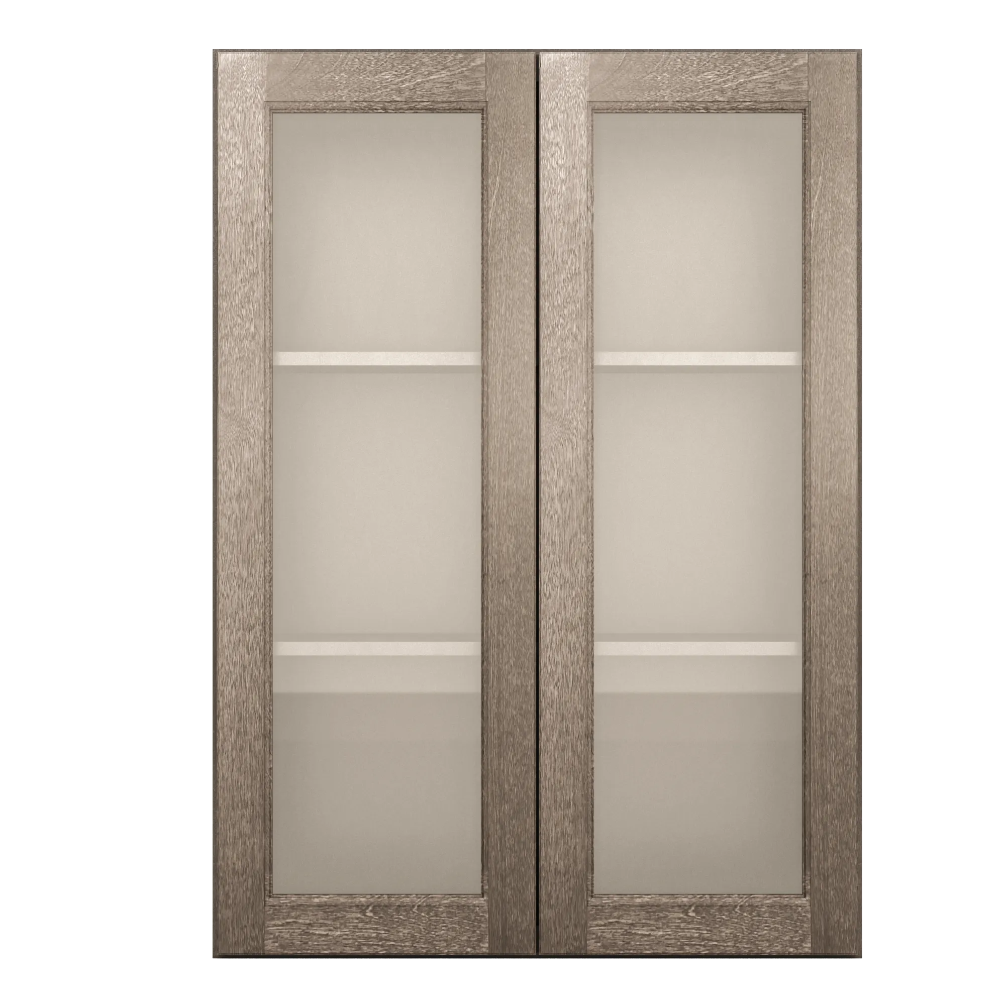 Mullion Door Wall Kitchen Cabinet WMD3042 Milan Slate 30 in. width 42 in. height 12 in. depth