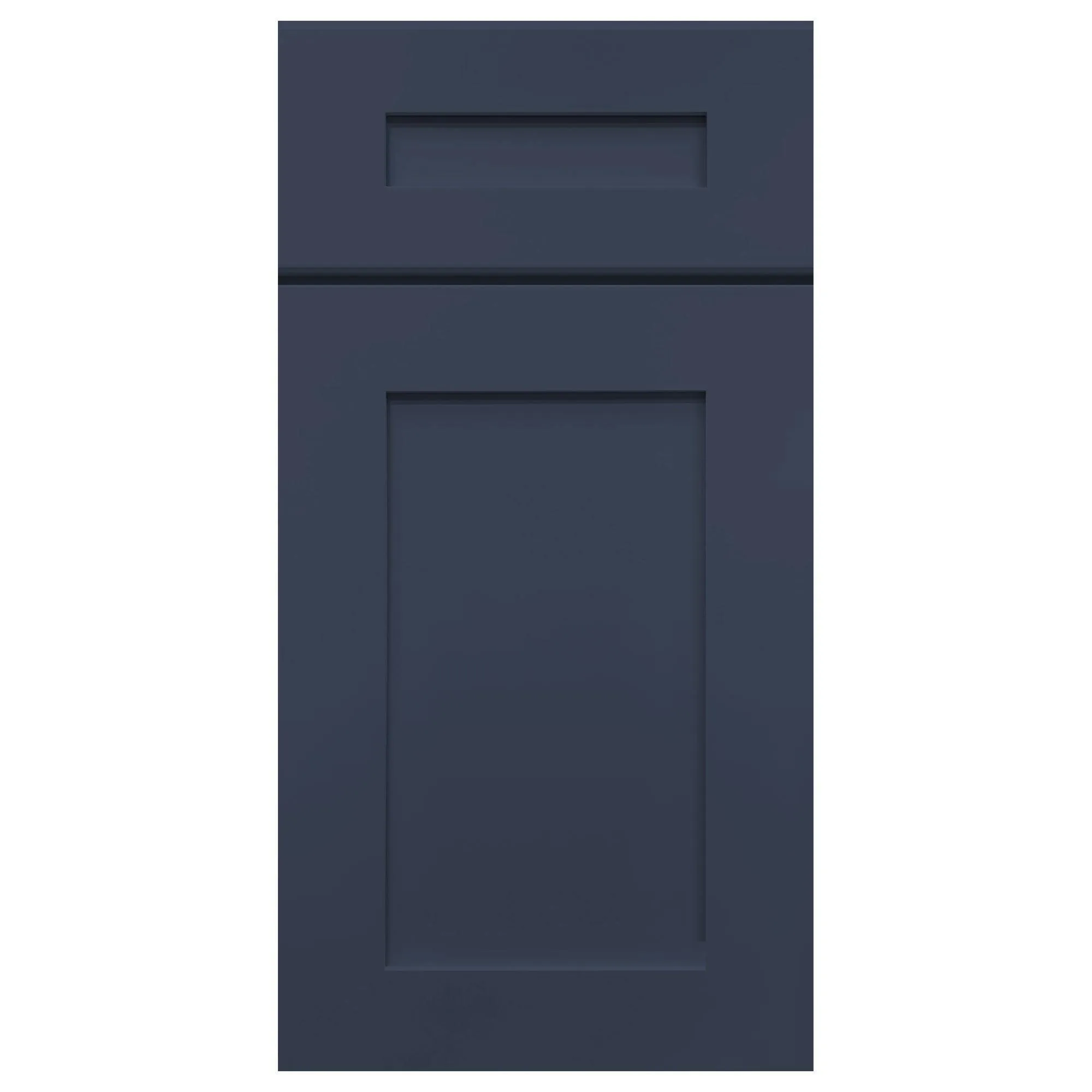 Mullion Door Wall Kitchen Cabinet WMD3636 Danbury Blue LessCare 36 in. width 36 in. height 12 in. depth