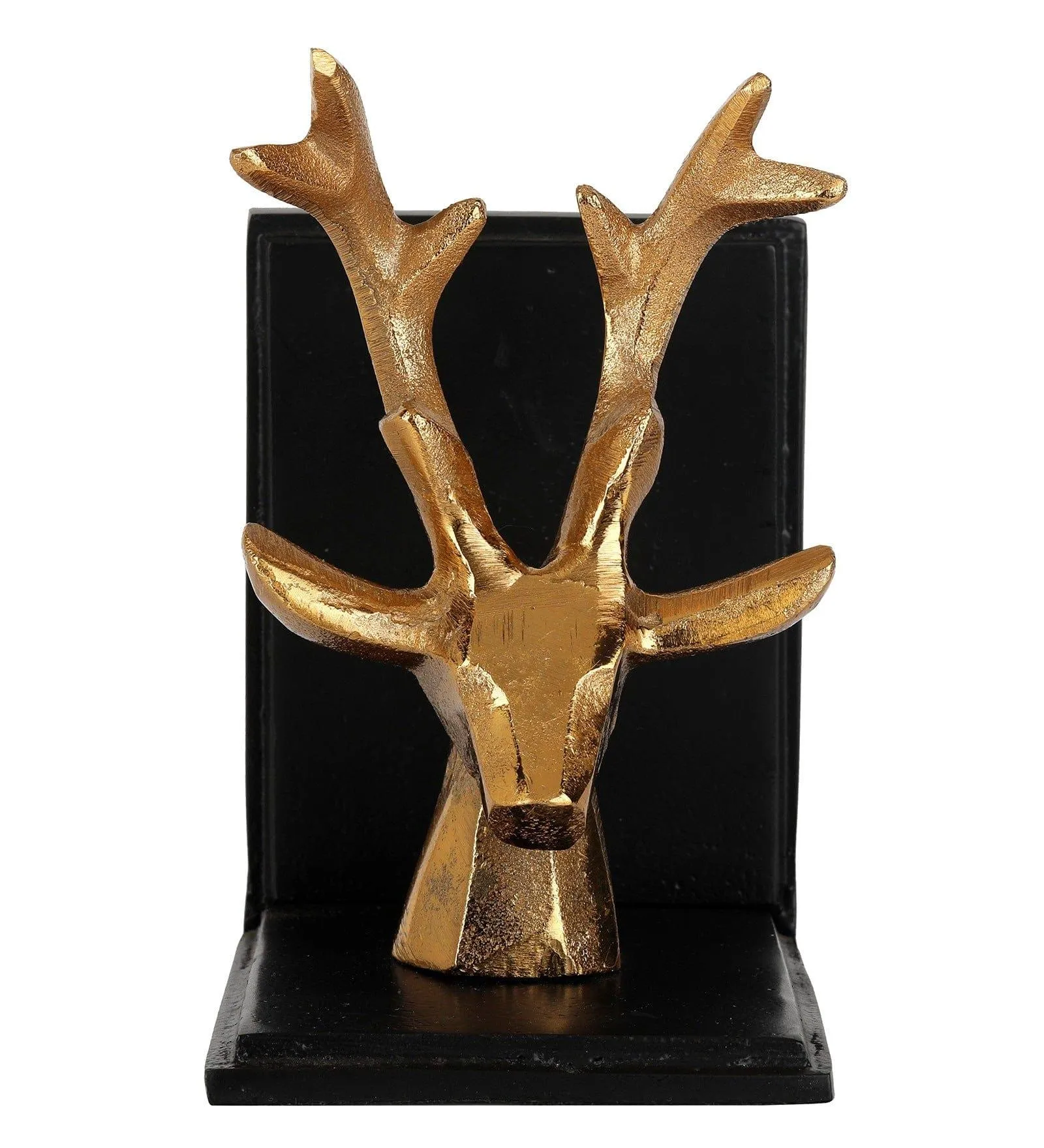 Multicolour Metal Deers Bookend,