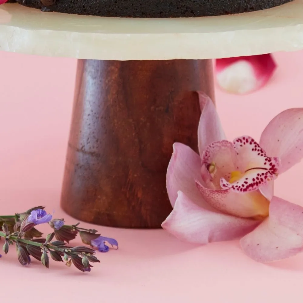 Natural Onyx Stone Cake Stand