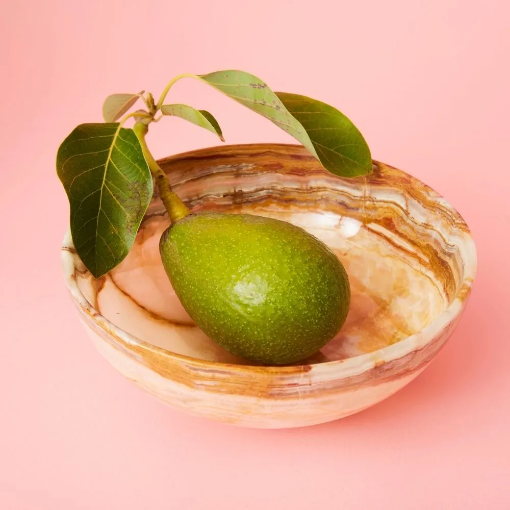 Natural Onyx Stone Fruit Bowl