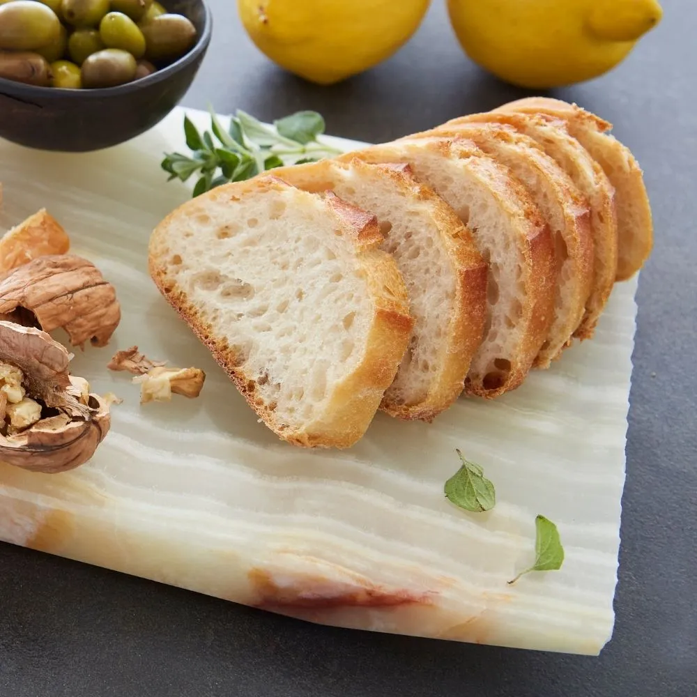 Natural Onyx Stone Long Cheese Board