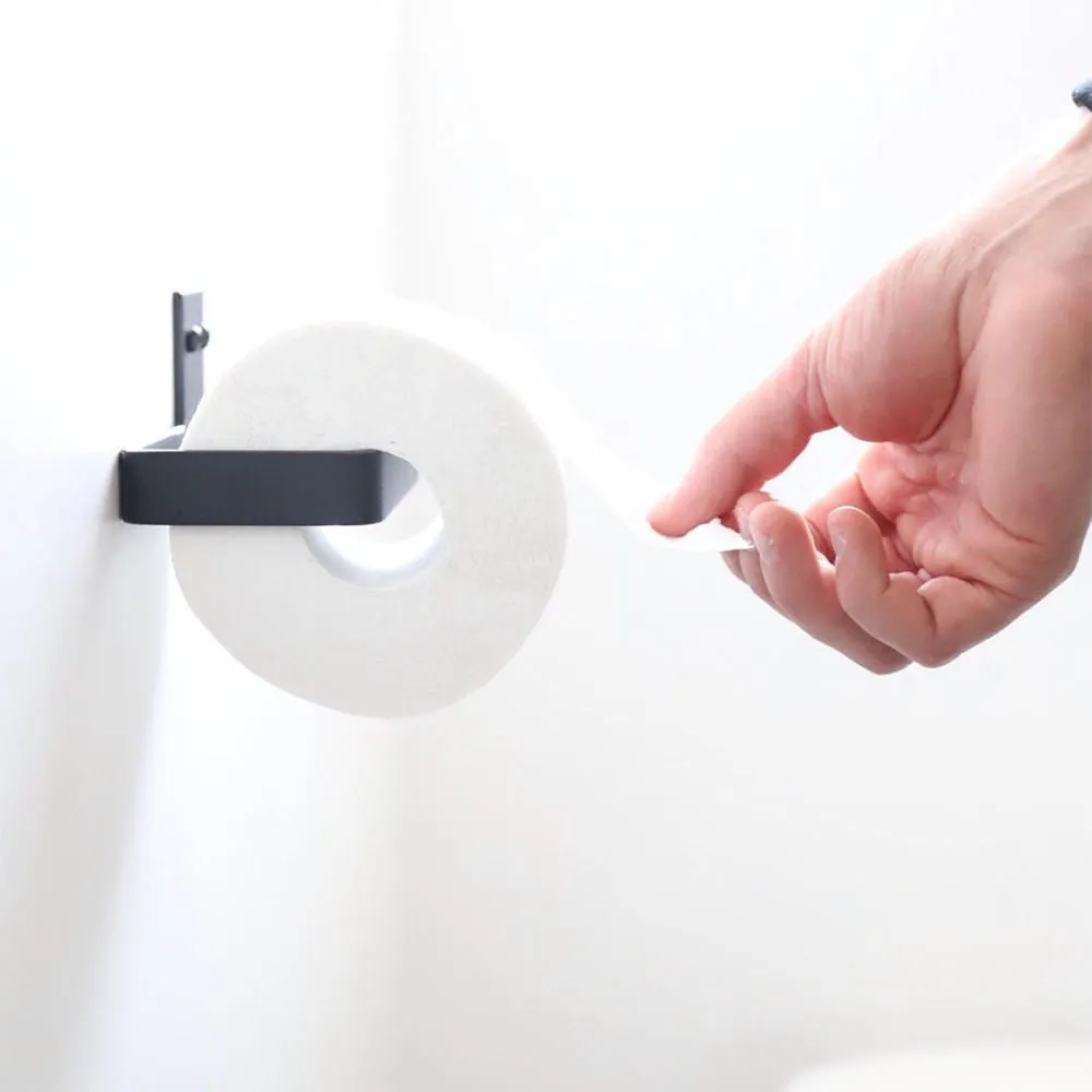 nichba | toilet paper holder | black