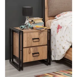 Nightstand Cosmo Komodin - Atlantic Pine Black