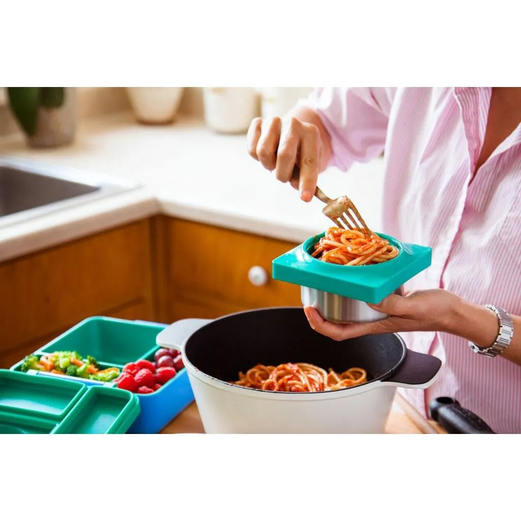 OmieBox Insulated Hot & Cold Bento Box - Meadow Green