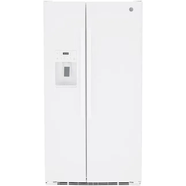 OPEN BOX GE 25.3 cu ft Side-by-Side Refrigerator with Ice Maker