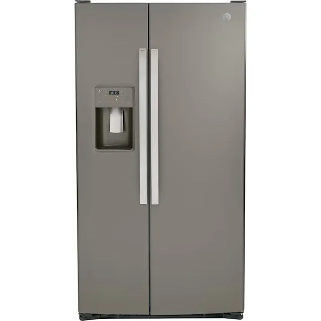 OPEN BOX GE 25.3 cu ft Side-by-Side Refrigerator with Ice Maker