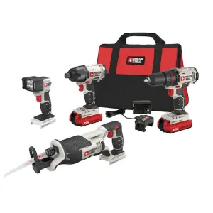 Porter-Cable 20V MAX* Cordless 4-Tool Combo Kit