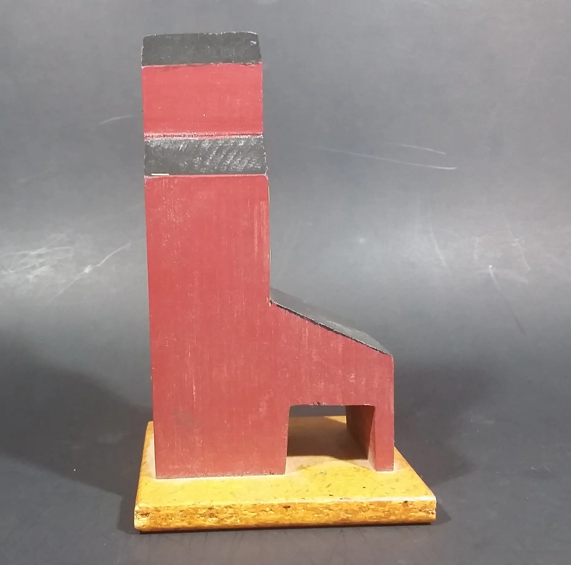 "National Waldheim" Saskatchewan CN Railway Grain Storage Elevator Wood Folk Art Model