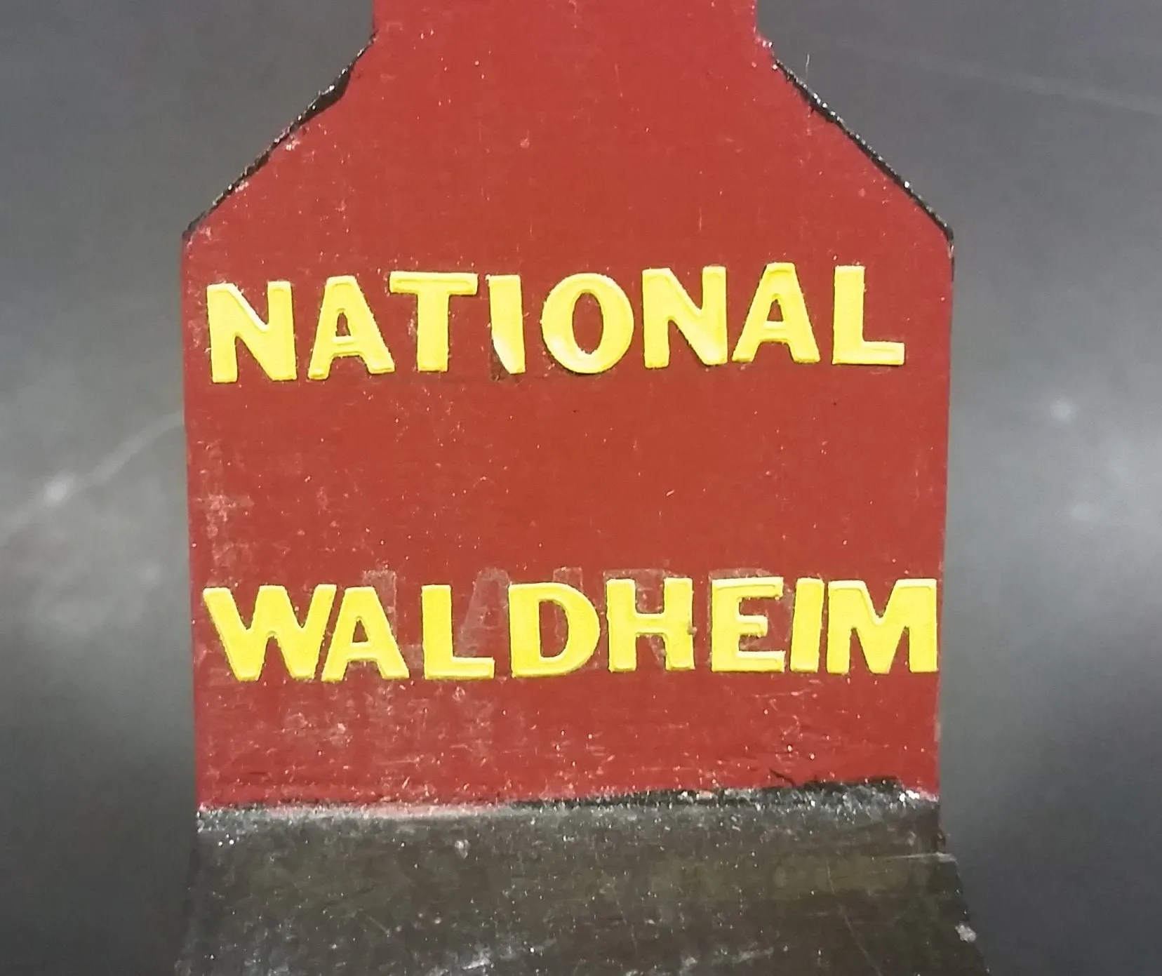 "National Waldheim" Saskatchewan CN Railway Grain Storage Elevator Wood Folk Art Model