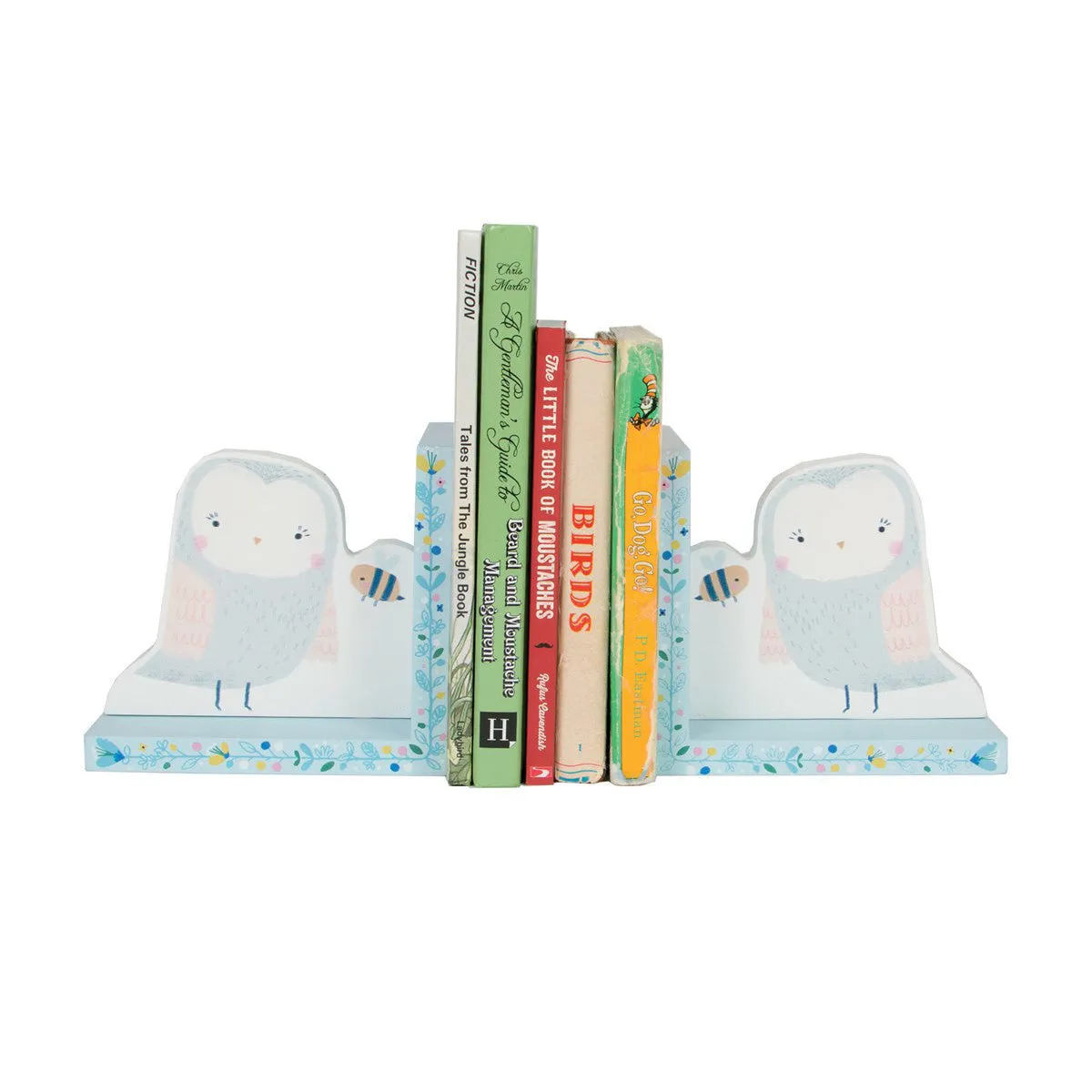 RJB Stone Woodland Friends Owl Bookends