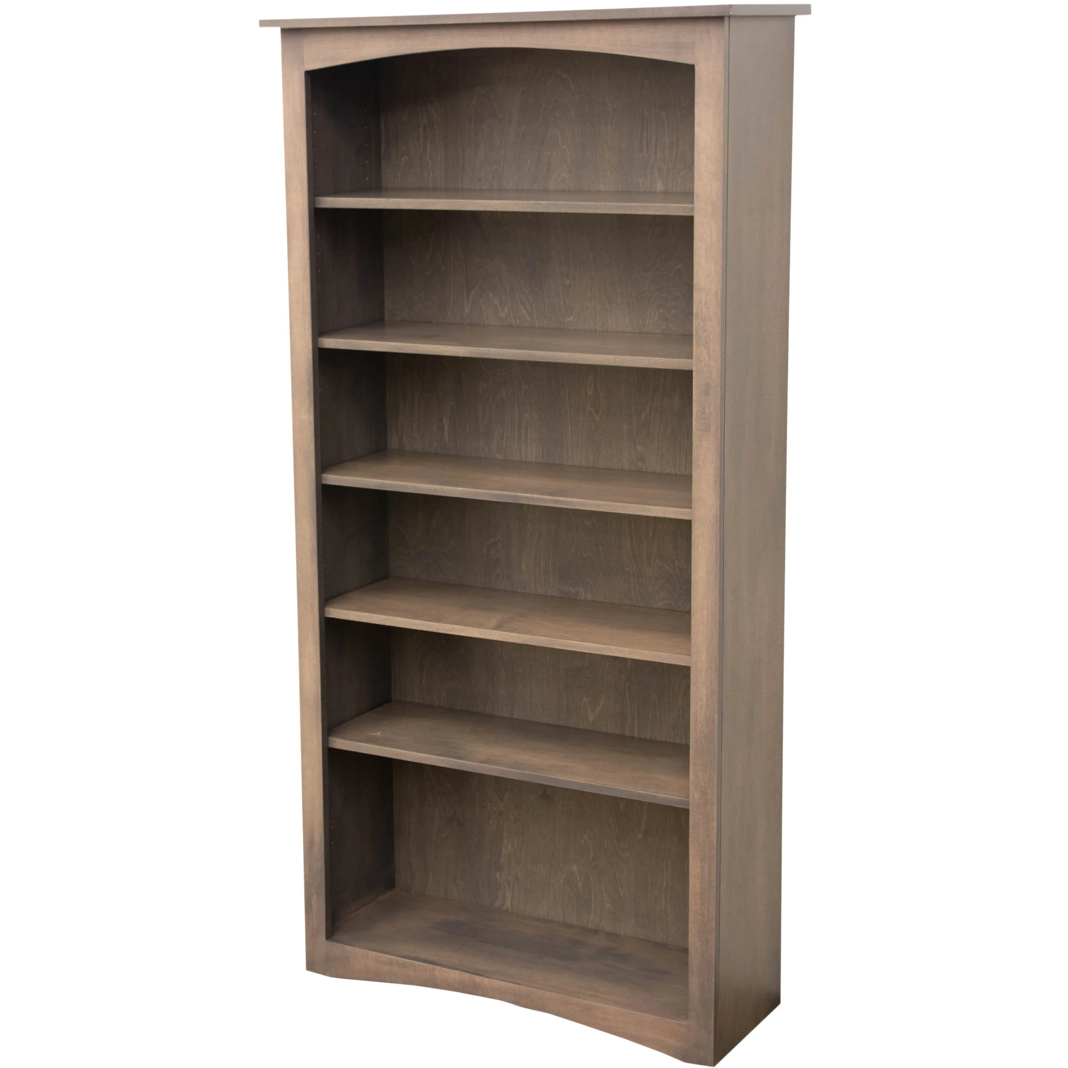 Shaker Solid Wood Bookcase, 72"