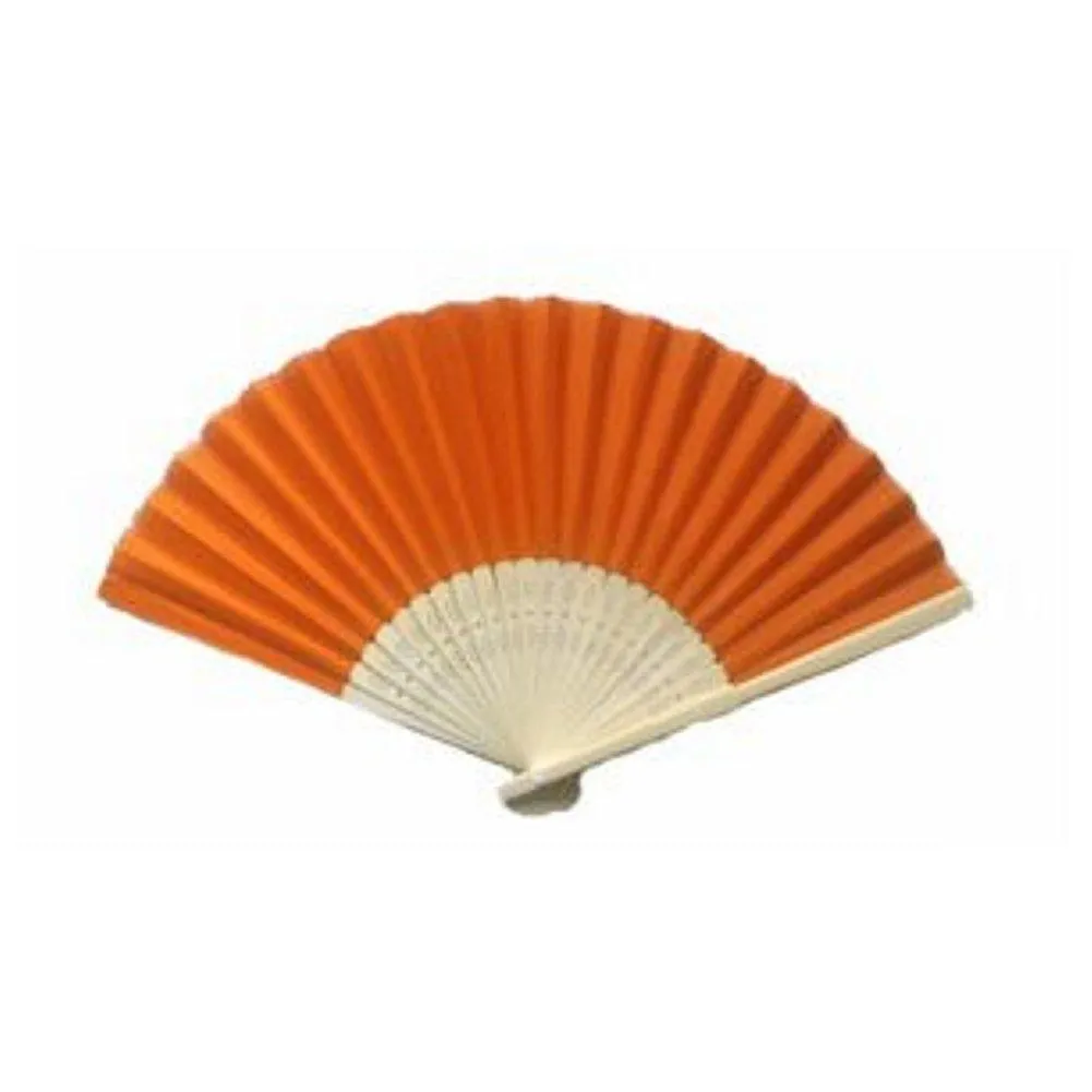 Silk Fan - Orange (set of 20)