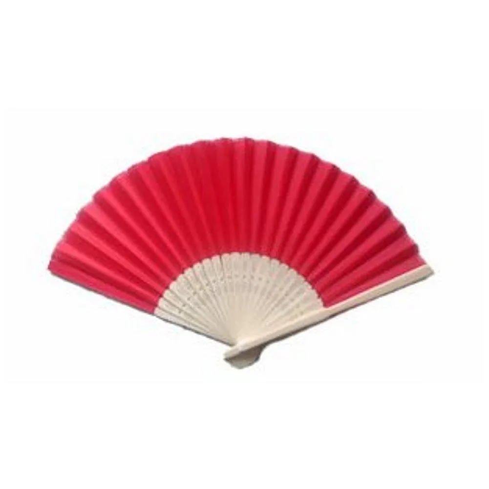 Silk Fan - Red (set of 50)