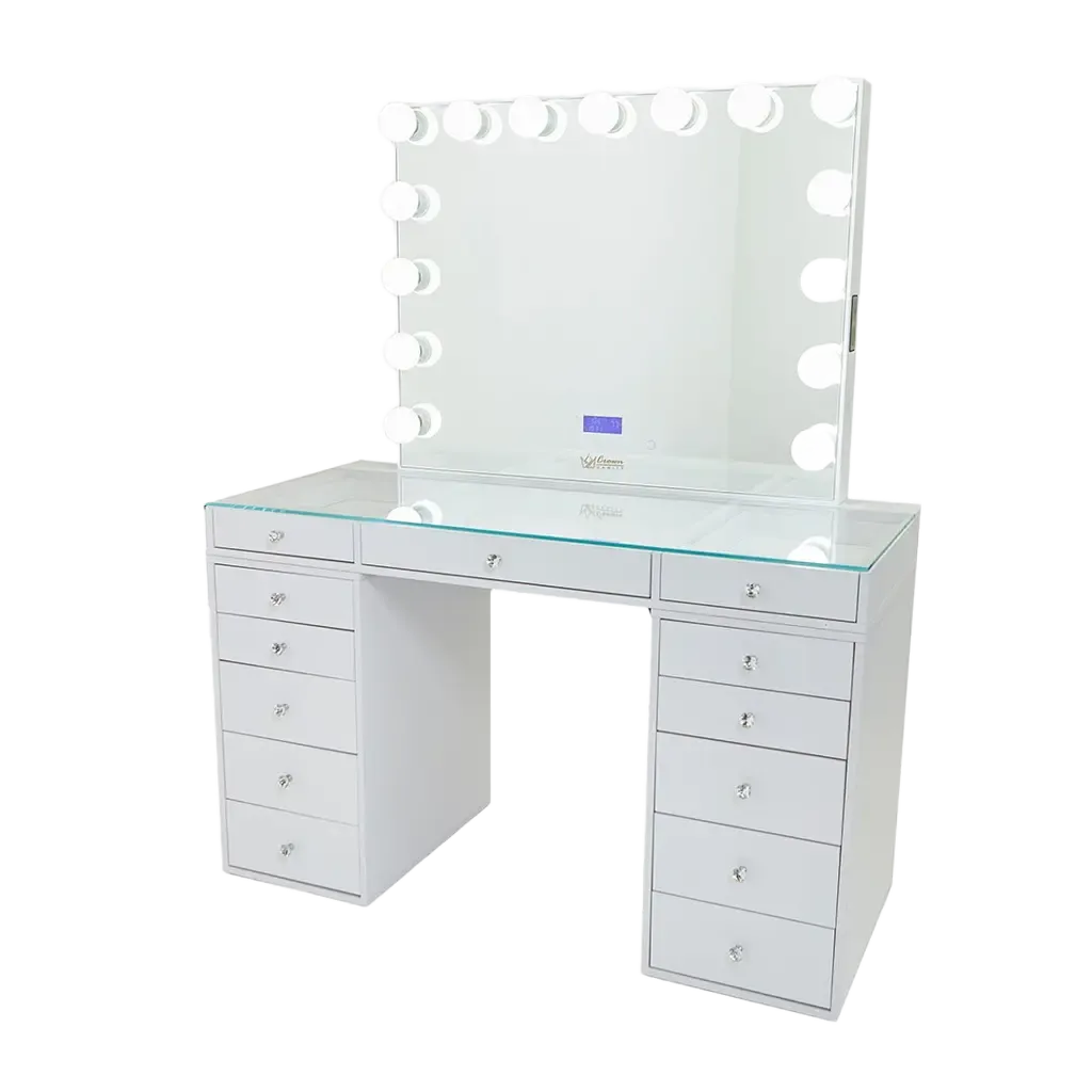 Slaystation 2.0 Hollywood Makeup Vanity - White