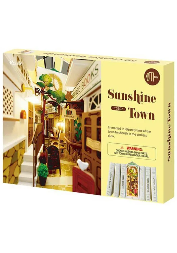 Sunshine Town | 3D DIY MINIATURE HOUSE BOOK NOOK*