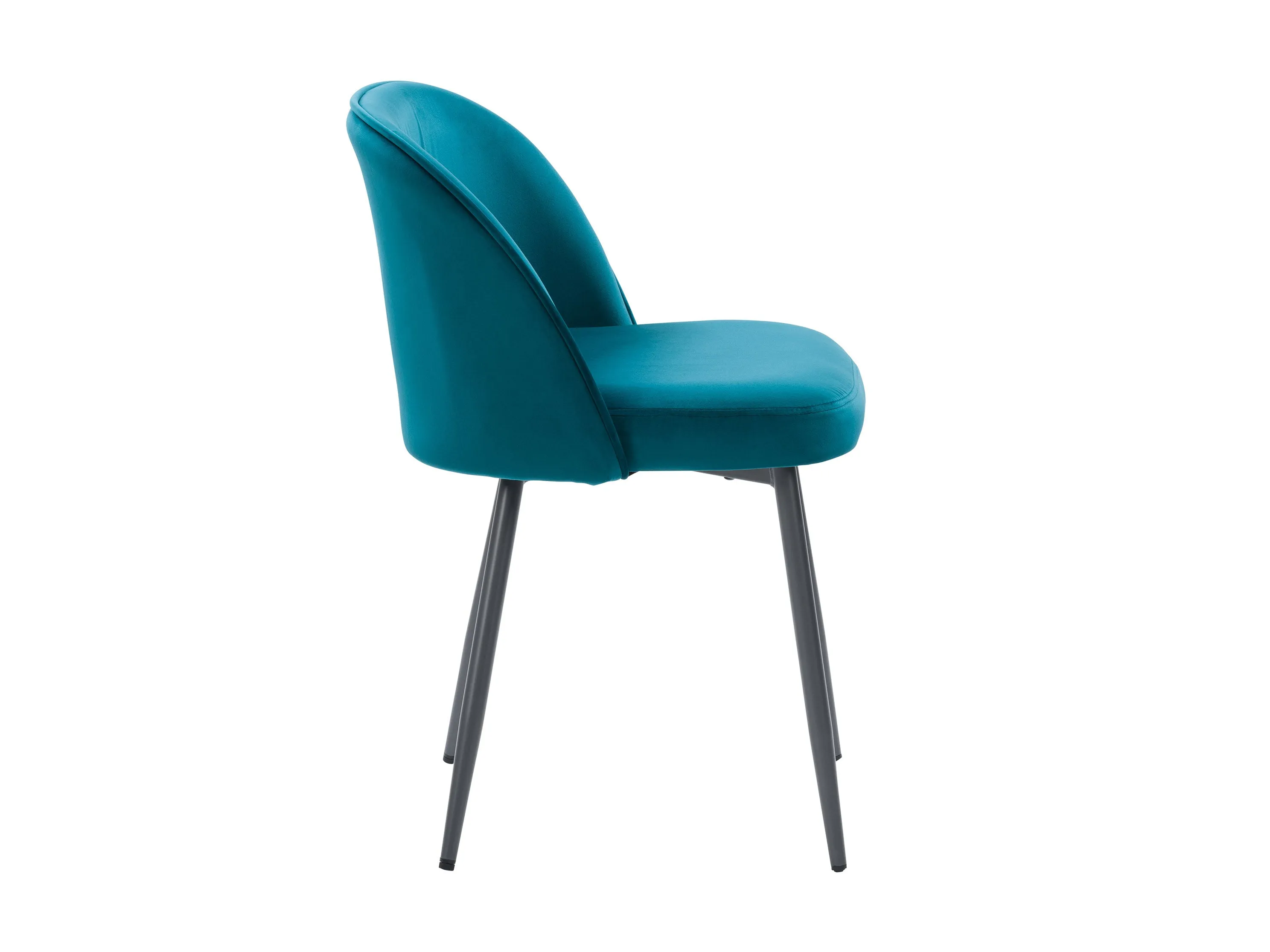 Teal Velvet Side Chair