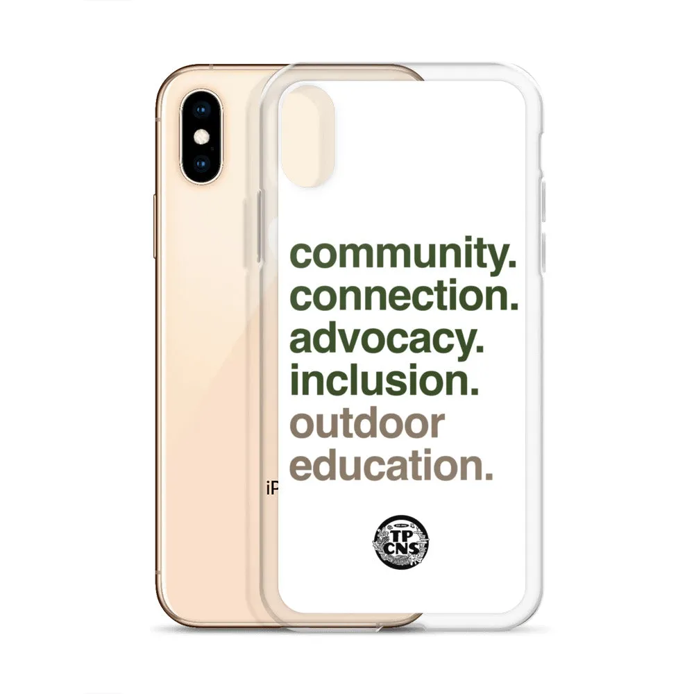 TPCNS Outdoor Education iPhone Case