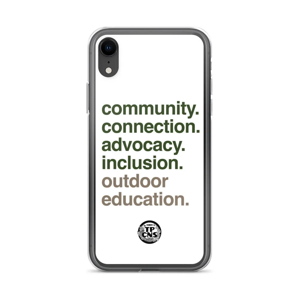 TPCNS Outdoor Education iPhone Case