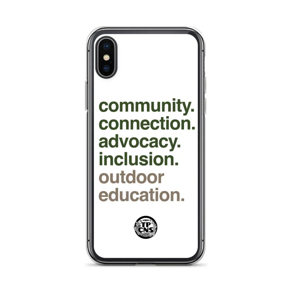 TPCNS Outdoor Education iPhone Case