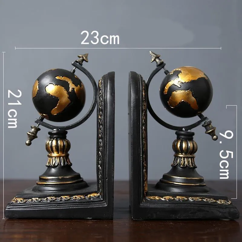 Vintage Retro Globe Bookend