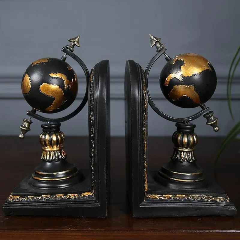 Vintage Retro Globe Bookend