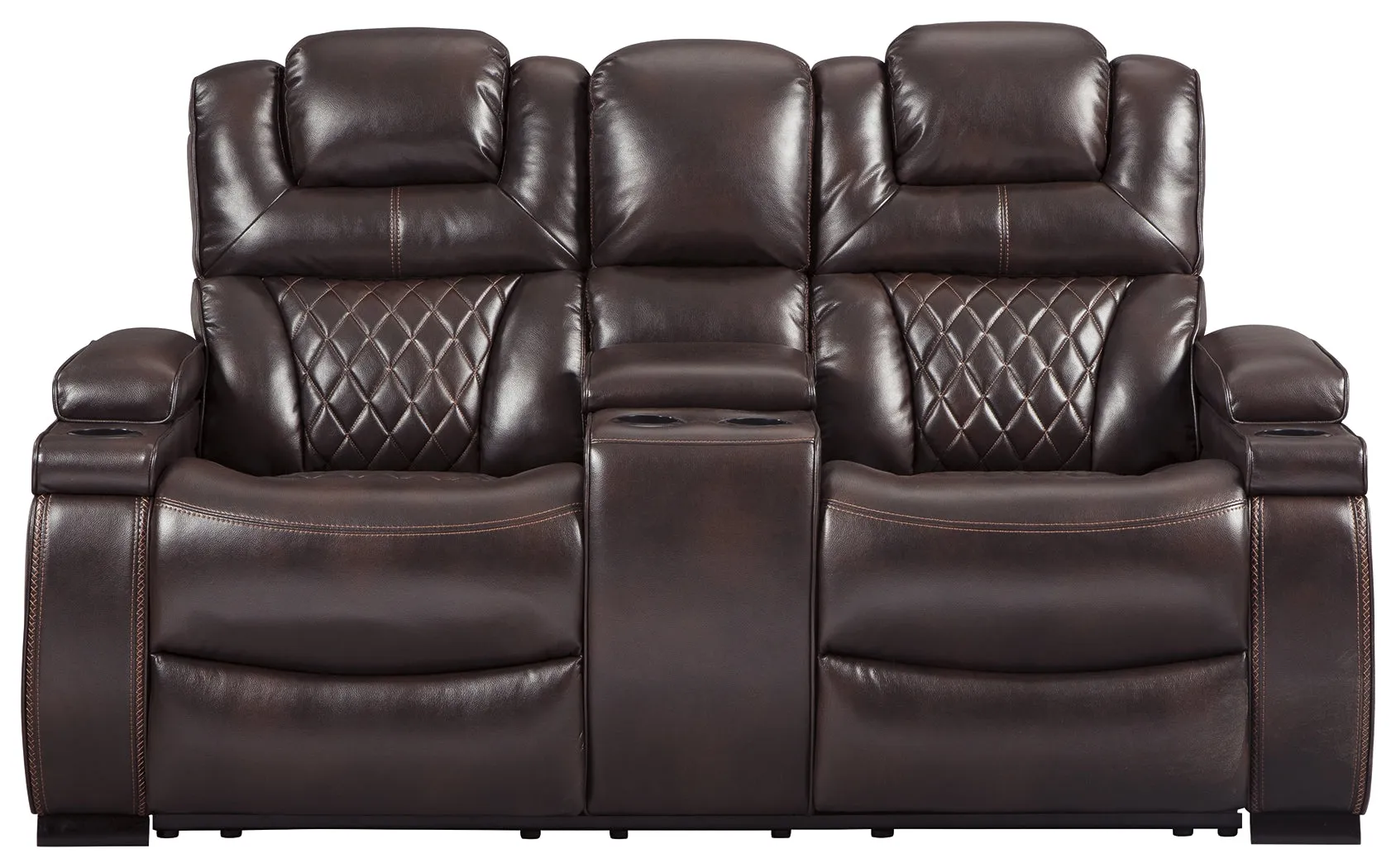 Warnerton Sofa, Loveseat and Recliner in Chocolate